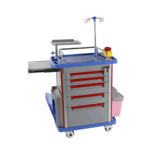 DW-ET101 Economy small 5 Drawer Emergency Trolley
