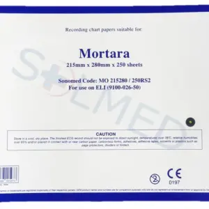 Alternative view of ECG EKG Paper Mortara 9100-026-50 Compatible Thermal Recording Sheets