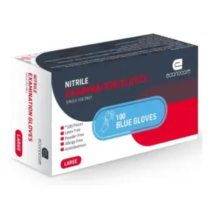 Econocare Nitrile Examination Gloves – Blue