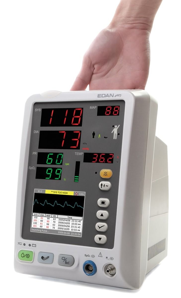 EDAN M3A VITAL SIGNS MONITOR / NIBP, SPO2, PULSE RATE - Image 5