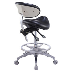 Alternative view of Ergonomic PU Leather Dental Saddle Chair | Backrest