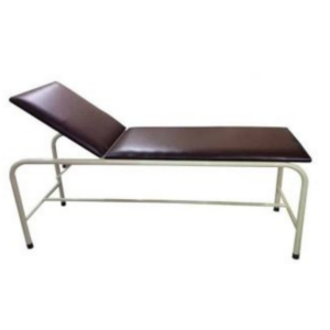 Examination Bed With Adjustable Backrest | Burgundy | Maroon