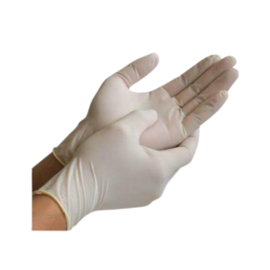 Alternative view of Examination Gloves – Latex – Powdered – box 100