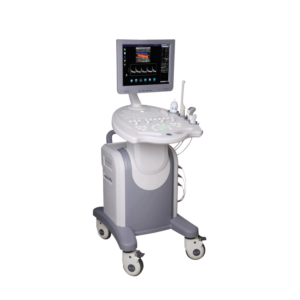 FDC8000 Ultrasound Colour trolley 15″ LCD monitor + 2 Probes