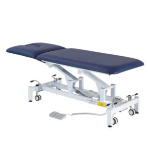 Foldable Physiotherapy Bed 2 Section Hi-Low electric adjustable medical examination couch