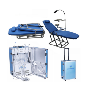 Greeloy GU-P206 Dental Portable Unit + Dental Chair GU-109 + Storage Bag Kit