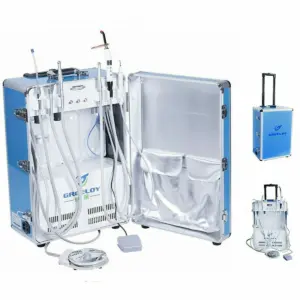 Greeloy GU-P206 Dental Unit Air Compressor With Curing light&Scaler 4H