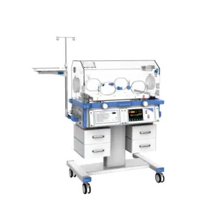 Hospital Double Wall Acrylic Glass Hood Baby Neonatal Transport Incubators
