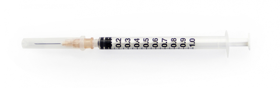 HYPODERMIC SYRINGE | Turberculosis 1ml | 25G * 13mm 100’s