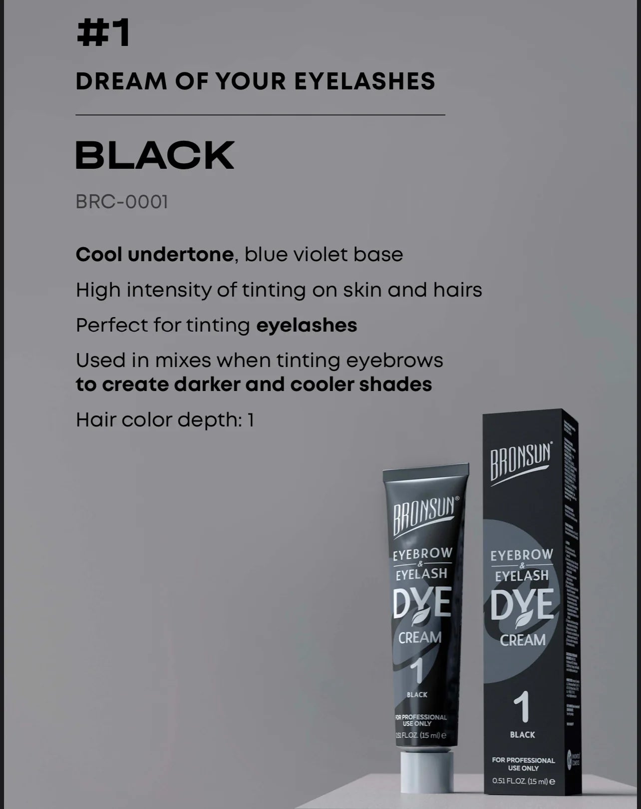 Bronsun Eyelash & Eyebrow Cream Dye - Image 5