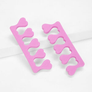 Alternative view of Toe seperators foam - Pink hearts (pair)