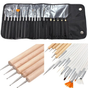 Alternative view of Nail art brush set - 20pc