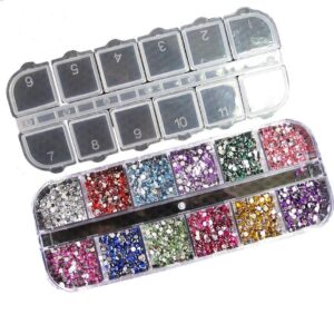 Alternative view of Nail art crystals | 3000pc | Mixed colors