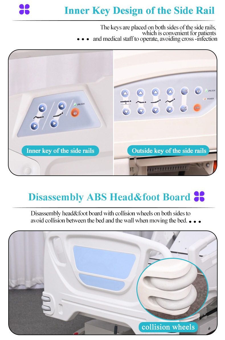 ICU Ward Hospital Bed - Multi-Function - Image 16