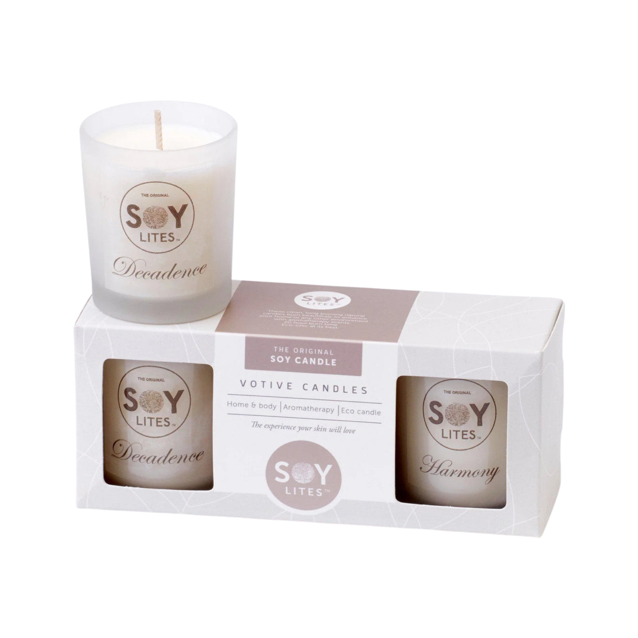 SoyLites - Assorted Votive Gift Pack: 3 x 70ml Harmony, Rejuvenation, Clarity