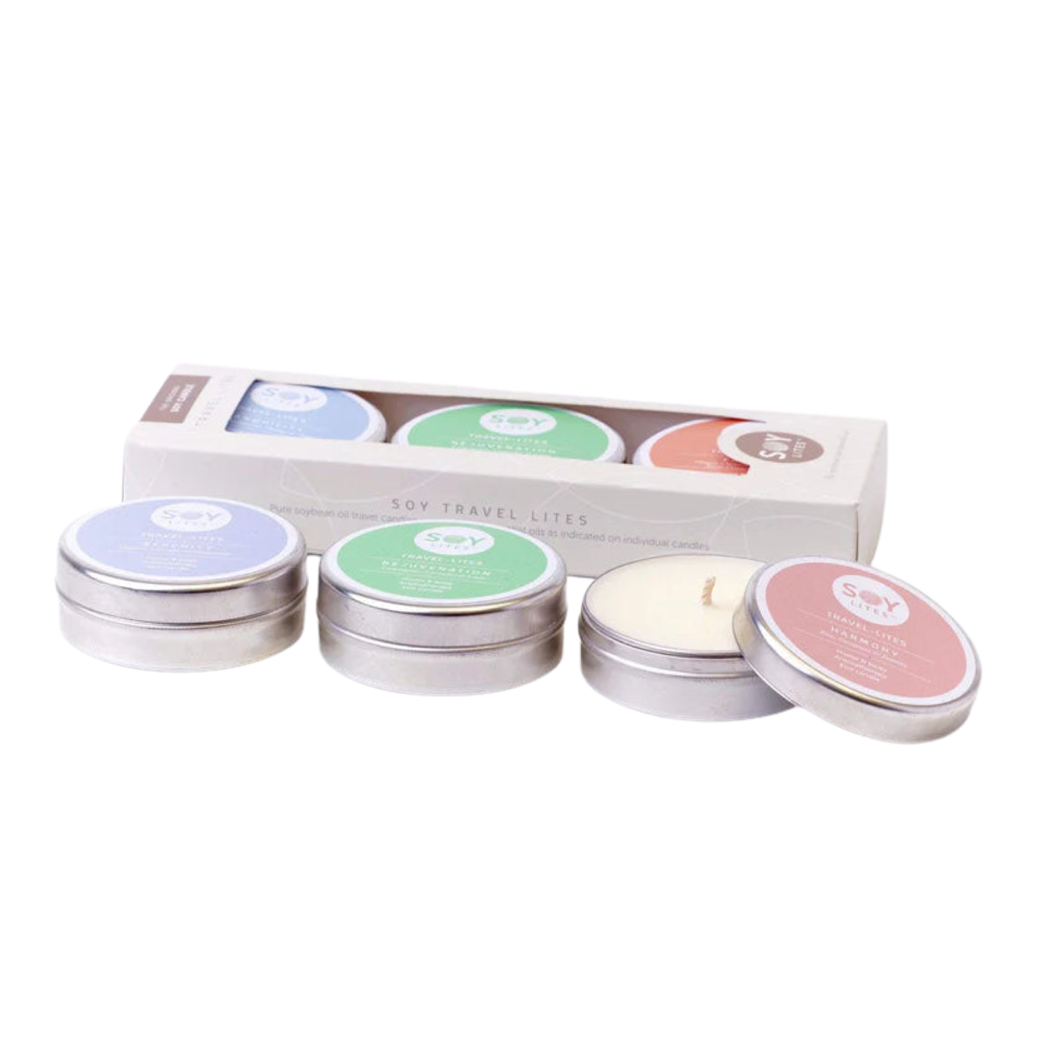 SoyLites - Travel-Lite Gift Pack: 3 x 55ml Harmony, Rejuvenation, Clarity