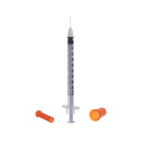 Insulin Syringes 1ml x 1/2 mm needle / Box 100’s