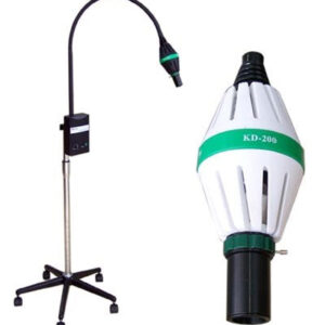 Alternative view of Exam Lamp KD202C & Mobile Stand. Large Head Cold Light
