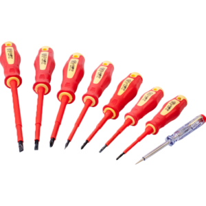 Electricians Screwdriver & Tester Set – 8Pce