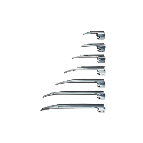 Laryngoscope Blades Fibre Optic Mcintosh and Miller All Sizes