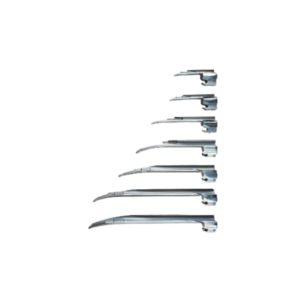 Laryngoscope blades miller (sizes 00, 0, 1, 2, 3, 4 & 5)