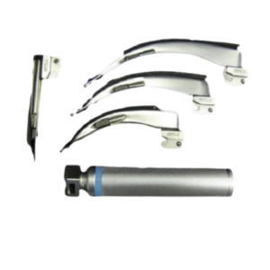 Laryngoscope Set – Universal 4 Blades (+2 Bulbs)