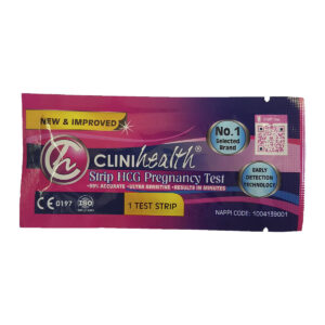 Alternative view of Clinihealth HCG Pregnancy Test Strips (Box of 100)