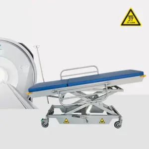 Alternative view of MRI Transport stretcher trolley HO-709