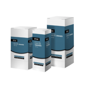 mx™ Non-Woven Gauze Swabs | non sterile | 4ply (100s)
