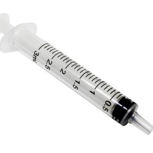 3ml Luer Lock Syringe – Latex Free