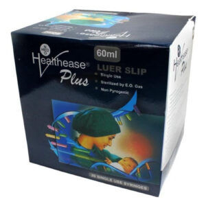 60ml Luer Slip Syringe – 3-Part, Latex Free