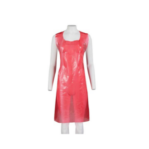 Alternative view of Plastic Aprons | Yellow | Red | Blue