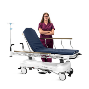 Alternative view of Stretcher Adjustable Steel | Hospital Patient Trolley | SKB041-3