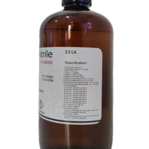 Acetonitrile 99,9% HPLC Grade 2,5L