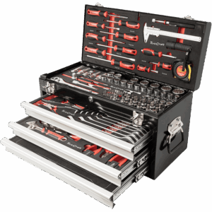 Track Box Top Box 154 Pieces – 3 Drawer & Top Tray
