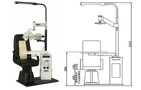 Alternative view of TR-500 Optometry Ophthalmic Chair