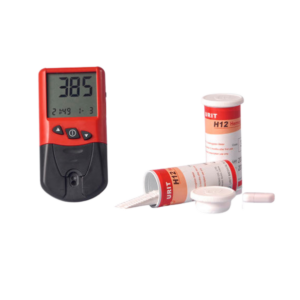 Alternative view of URIT 12 Hemoglobin Meter – Incl 25 Strips
