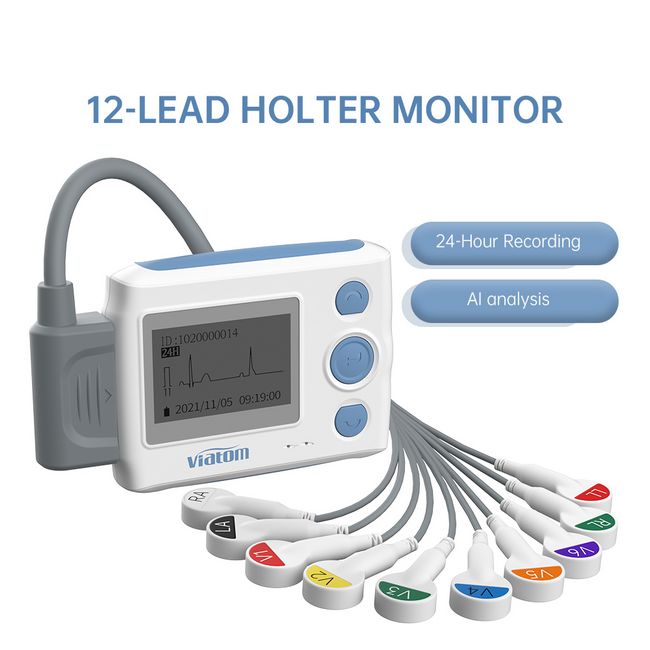 Viatom ECG recorder/holter monitor| 12 Channel + AI algorithm - Image 6