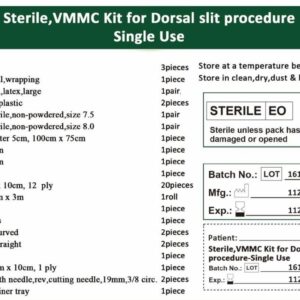 VMMC kits disposable medical male circumcision kit | Sold in bulk