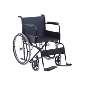 Wheelchair Basic Model- Steel / Nylon / Fix Arm & Foot