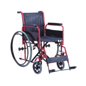 Wheelchair steel PVC detachable arm and footrest