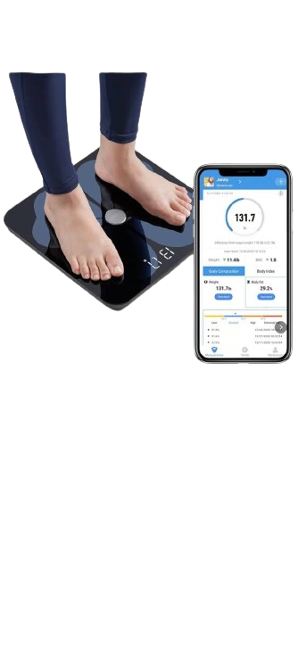 Body Fat Scale 180kg *Measuring :Fat, visceral fat, muscle, bone, basal metabolic rate, body moisture and bmi With Bluetooth connection MAS-PT701 - Image 2