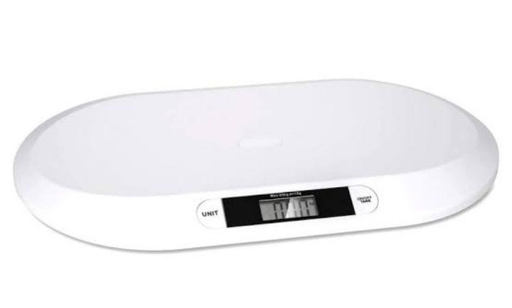 Baby Scale digital Capacity :20kg/10g Unit: kg&g Product size:62*35*8.5cm Battery Required:4XAAA M-PT605