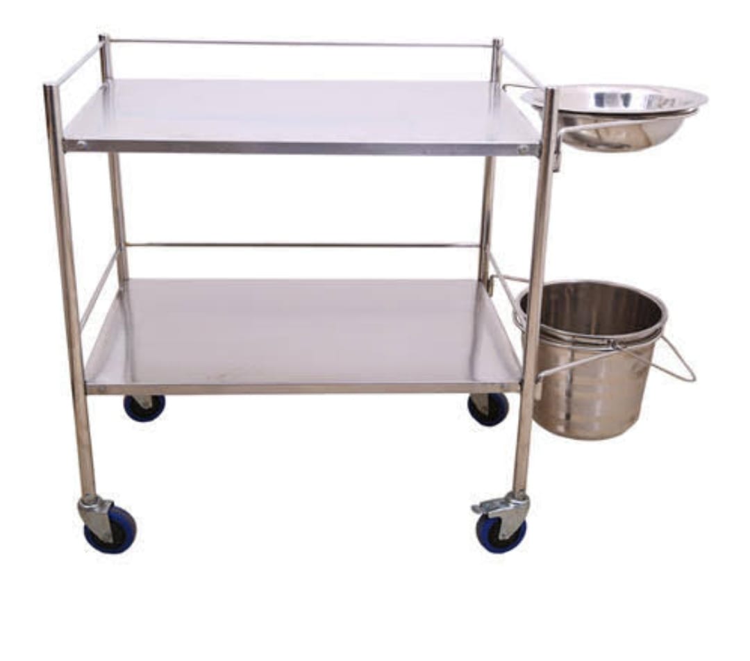 Dressing Trolley (with bowl and bucket) -TR571