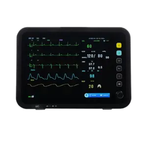 Alternative view of Yonker 8000c Multiparameter Cardiac Patient Monitor