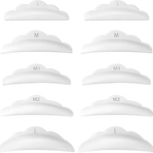 Silicone rods | Lash lift - 5 pairs | Clear