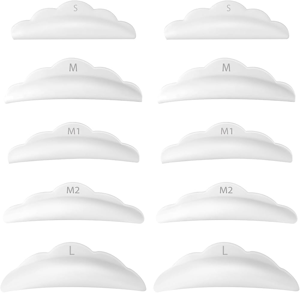 Silicone rods | Lash lift - 5 pairs | Clear