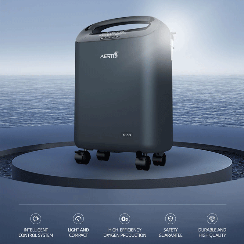 Aerti 5 Litre Medical-Grade Oxygen Concentrator (Built-In Nebuliser) - Image 2