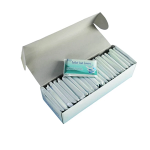 25 X 10 Piece Disposable Toilet Seat Cover Travel Pack
