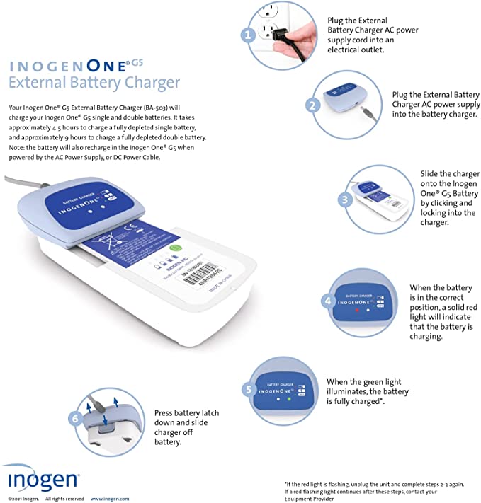 Inogen One G5/Rove 6 – External Battery Charger - Image 5